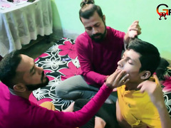 Desi and Indian Daddies go insatiable with torrid 3 way act