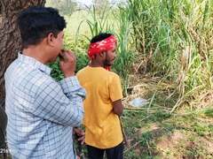 Witness the first-ever time Sugarcane Area Vid: A Desi Muscle Neck corset And A Biker City Studs Get Mischievous Outdoors