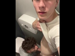 Zayne Bright gives a super sizzling library bathroom to a twinkling boy